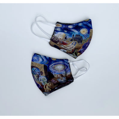 "Dream of the Common Man" Face Mask - Constantino Artwork inspired by the artistry of Anton Brzezinski